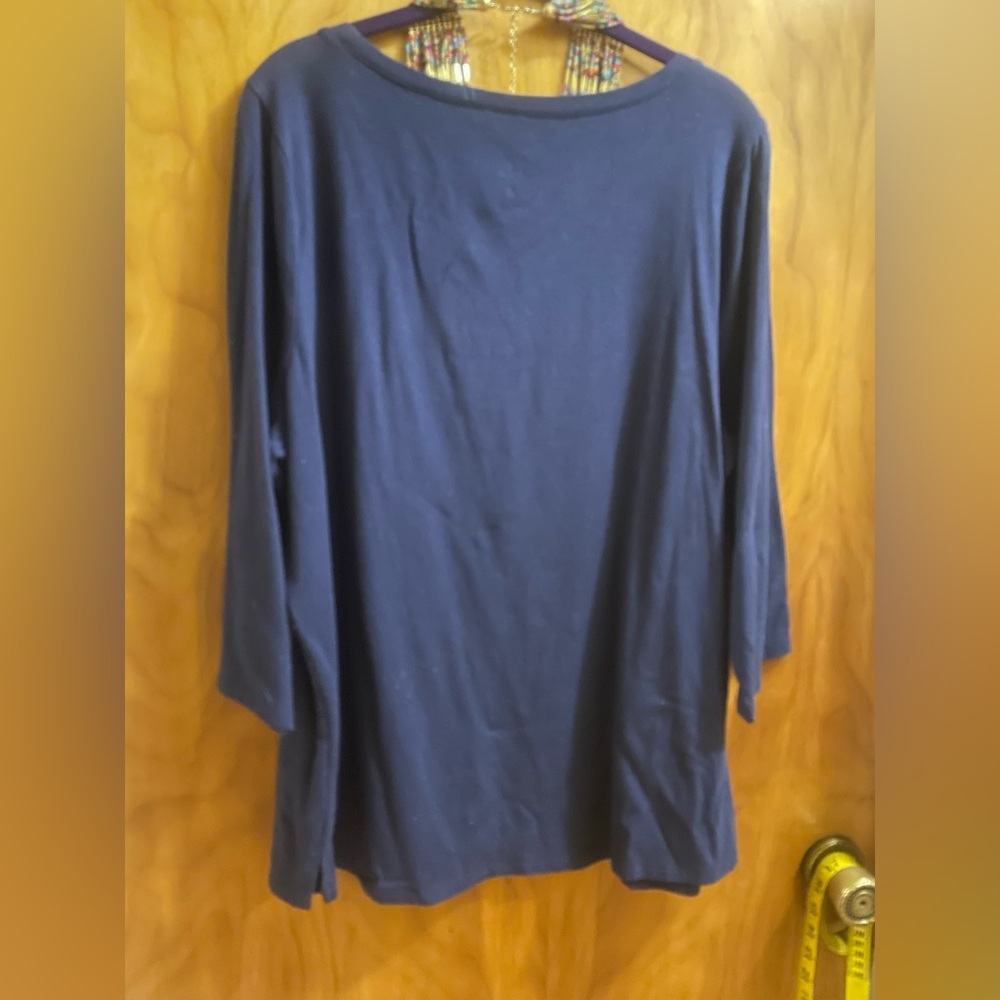 Belle Kim Gravel XL Navy T-Shirt - Picture 3 of 6